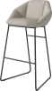 Kimono Barstool H76 cm_Nantes Sand_Black lacquered steel 02-309-06_00787_angle.png