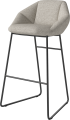 Kimono Barstool H76 cm_Nantes Sand_Black lacquered steel 02-309-06_00787_angle.png