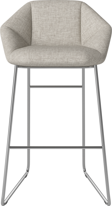 Kimono Barstool H76 cm_Nantes Sand_Chrome plated steel 02-309-06_00788.png
