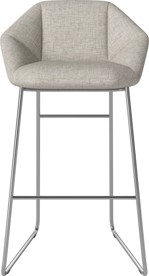 Kimono Barstool H76 cm_Nantes Sand_Chrome plated steel 02-309-06_00788.png