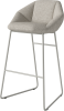 Kimono Barstool H76 cm_Nantes Sand_Grey lacquered steel 02-309-06_00789_angle.png
