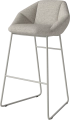 Kimono Barstool H76 cm_Nantes Sand_Grey lacquered steel 02-309-06_00789_angle.png