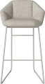 Kimono Barstool H76 cm_Nantes Sand_Grey lacquered steel 02-309-06_00789.png