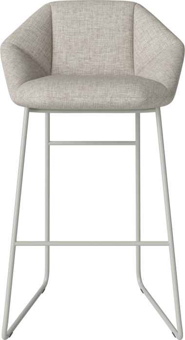 Kimono Barstool H76 cm_Nantes Sand_Grey lacquered steel 02-309-06_00789.png