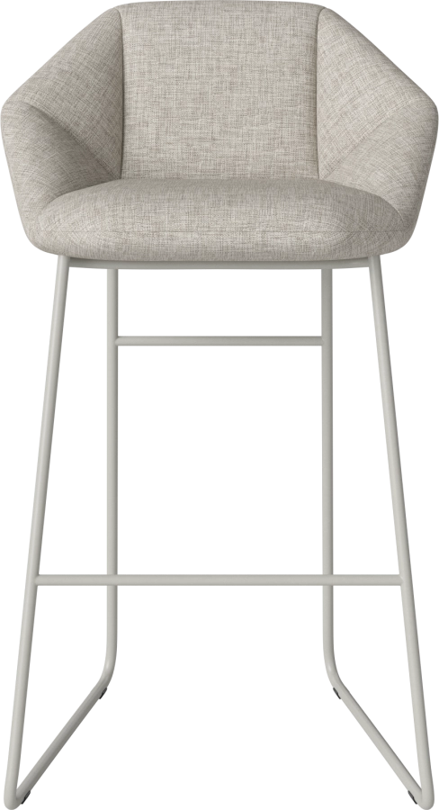 Kimono Barstool H76 cm_Nantes Sand_Grey lacquered steel 02-309-06_00789.png