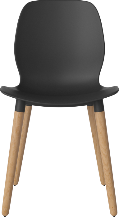Seed Dining Chair - Poly_Wood Legs_Oiled oak_Black polypropylene 02-327-05_00001.png