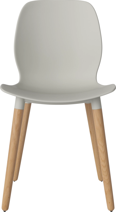 Seed Dining Chair - Poly_Wood Legs_Oiled oak_Grey polypropylene 02-327-05_00004.png