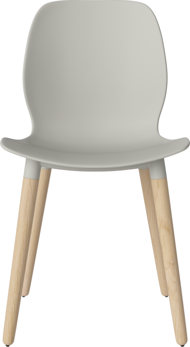 Seed Dining Chair - Poly_Wood Legs_White pigmented oiled oak_Grey polypropylene 02-327-05_00037.png