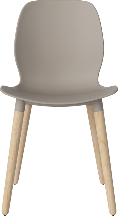 Seed Dining Chair - Poly_Wood Legs_White pigmented oiled oak_Mocca polypropylene 02-327-05_00034.png