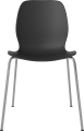 Seed Dining Chair - Poly_Metal Legs_Chrome plated steel_Black polypropylene 02-327-10_00001.png
