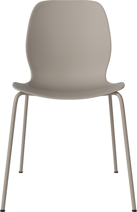Seed Dining Chair - Poly_Metal Legs_Mocca lacquered steel_Mocca polypropylene 02-327-10_00005.png