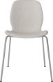 Seed Dining Chair - Upholstery with Metal Legs_Memory Grey - White_Chrome plated steel 02-327-20_00014.png