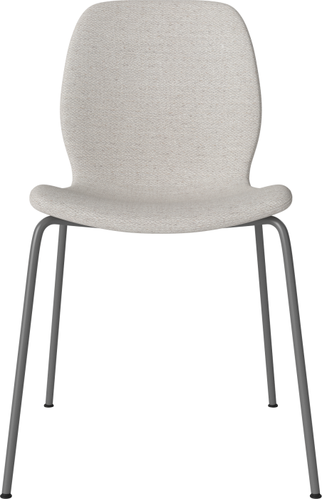 Seed Dining Chair - Upholstery with Metal Legs_Memory Grey - White_Grey lacquered steel 02-327-20_00094.png