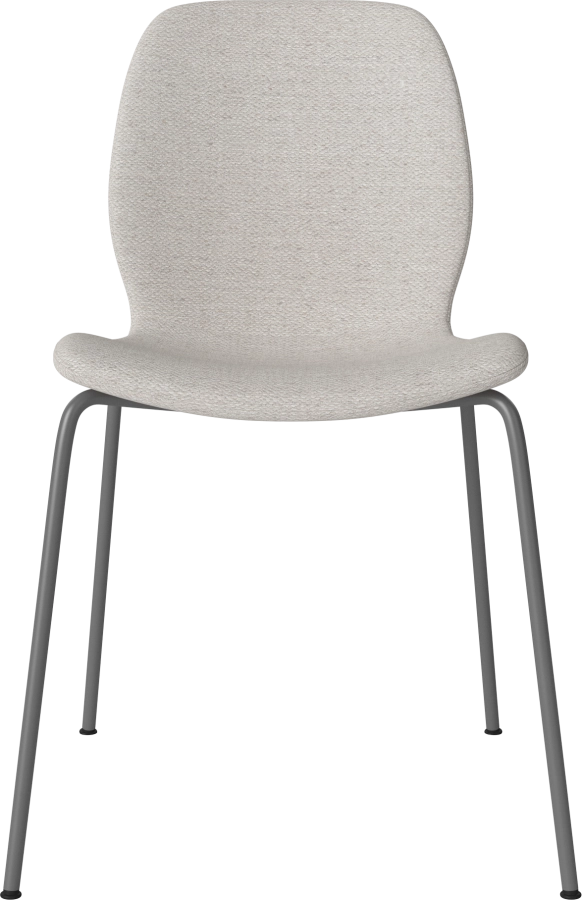 Seed Dining Chair - Upholstery with Metal Legs_Memory Grey - White_Grey lacquered steel 02-327-20_00094.png
