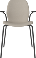 Seed Dining chair - Upholstery_Metal Legs and Armrest_Soil Sand_Black lacquered steel 02-327-30_00062.png