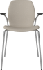 Seed Dining chair - Upholstery_Metal Legs and Armrest_Soil Sand_Chrome plated steel 02-327-30_00029.png