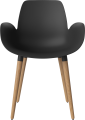 Seed Dining Armchair - Poly_Wood Legs_Oiled oak_Black polypropylene 02-327-35_00001.png