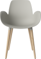 Seed Dining Armchair - Poly_Wood Legs_White pigmented oiled oak_Grey polypropylene 02-327-35_00008.png