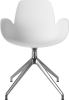 Seed Dining Armchair - Poly_4 Starbase with Gliders_Chrome plated steel_White polypropylene 02-327-40_00003.png