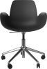 Seed Dining Armchair - Poly_5 Starbase with Wheels_Chrome plated steel_Black polypropylene 02-327-45_00001.png