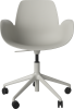 Seed Dining Armchair - Poly_5 Starbase with Wheels_Grey lacquered steel_Grey polypropylene 02-327-45_00006.png