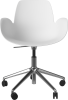 Seed Dining Armchair - Poly_5 Starbase with Wheels_Chrome plated steel_White polypropylene 02-327-45_00003.png