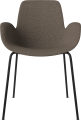Seed Dining Armchair - Upholstery_Metal Legs_Memory Dark Beige_Black lacquered steel 02-327-51_00209.png