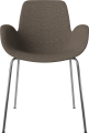 Seed Dining Armchair - Upholstery_Metal Legs_Memory Dark Beige_Chrome plated steel 02-327-51_00208.png