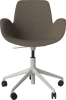 Seed Dining Armchair-Upholstery_5 Starbase with wheels_Memory Dark beige_Grey lacquered steel 02-327-60_00208.png