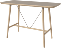 Seed High Table 160 x 70 cm H102 cm_Grey Brown Fenix laminate_White pigmented oiled oak_Mocca leg brackets 03-327-15_00012_angle.png