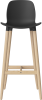 Seed High Chair H76 - Poly_Wood Legs_White pigmented oiled oak_Black polypropylene 02-327-86_00006.png