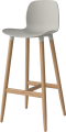 Seed High Chair H76 - Poly_Wood Legs_Oiled oak_Grey polypropylene 02-327-86_00004_angle.png