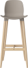 Seed High Chair H76 - Poly_Wood Legs_White pigmented oiled oak_Mocca polypropylene 02-327-86_00005.png