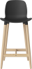Seed High Chair H66 - Poly_Wood Legs_White pigmented oiled oak_Black polypropylene 02-327-85_00006.png