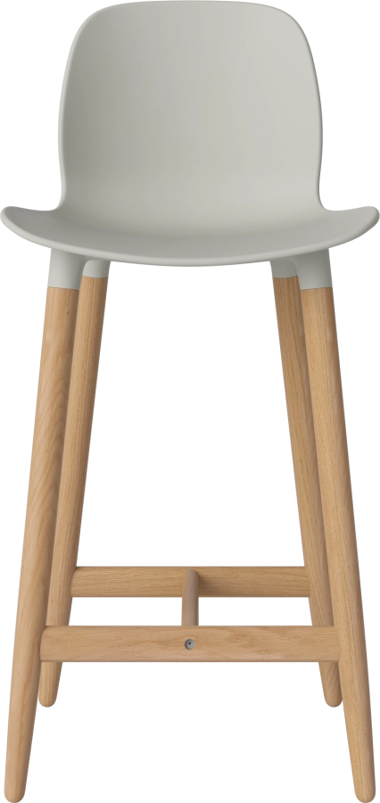 Seed High Chair H66 - Poly_Wood Legs_Oiled oak_Grey polypropylene 02-327-85_00004.png