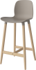 Seed High Chair H66 - Poly_Wood Legs_White pigmented oiled oak_Mocca polypropylene 02-327-85_00005_angle.png