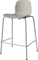 Seed High Chair H66 cm - Poly_Metal Legs_Grey lacquered steel_Grey polypropylene 02-327-80_00007_angle.png