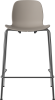 Seed High Chair H66 cm - Poly_Metal Legs_Chrome plated steel_Mocca polypropylene 02-327-80_00002.png