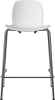 Seed High Chair H66 cm - Poly_Metal Legs_Chrome plated steel_White polypropylene 02-327-80_00003.png