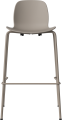 Seed High Chair H76 cm - Poly_Metal Legs_Mocca lacquered steel_Mocca polypropylene 02-327-81_00005.png