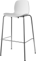 Seed High Chair H76 cm - Poly_Metal Legs_Chrome plated steel_White polypropylene 02-327-81_00003_angle.png