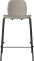 Seed High Chair H66 cm - Upholstered_Metal Legs_Monza Sand_Black lacquered steel 02-327-90_00359.png