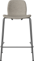 Seed High Chair H66 cm - Upholstered_Metal Legs_Monza Sand_Chrome plated steel 02-327-90_00358.png
