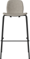 Seed High Chair H76 cm - Upholstered_Metal Legs_Monza Sand_Black lacquered steel 02-327-91_00359.png