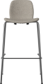 Seed High Chair H76 cm - Upholstered_Metal Legs_Monza Sand_Chrome plated steel 02-327-91_00358.png