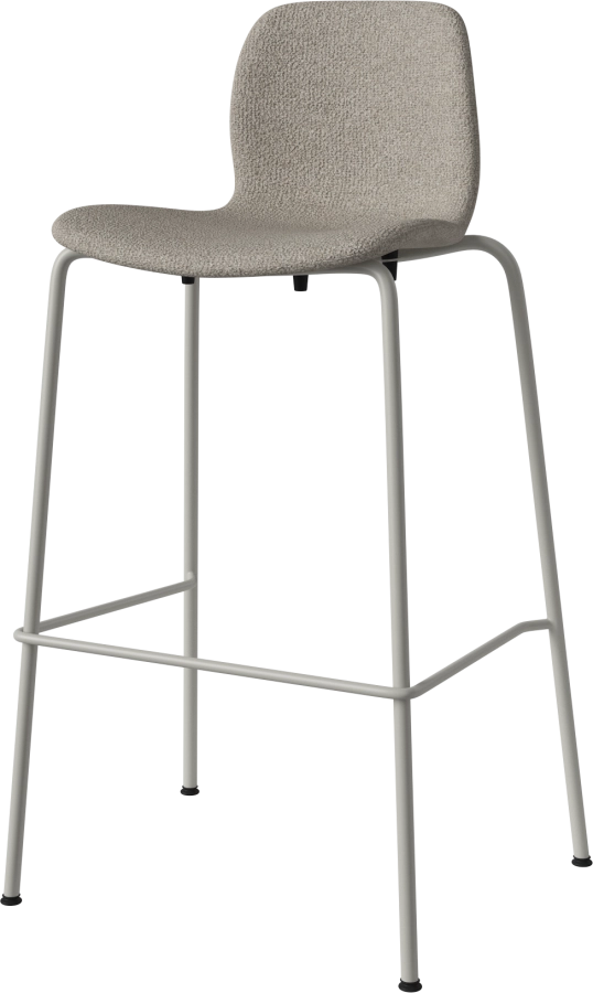 Seed High Chair H76 cm - Upholstered_Metal Legs_Monza Sand_Grey lacquered steel 02-327-91_00360_angle.png
