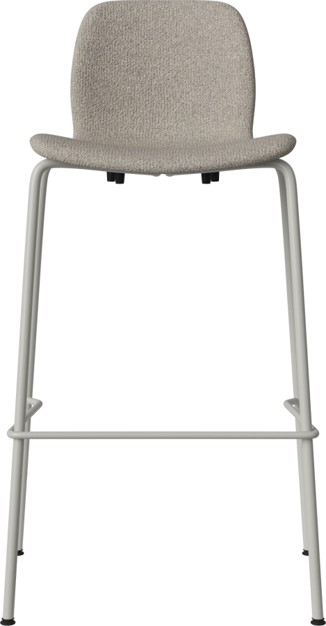 Seed High Chair H76 cm - Upholstered_Metal Legs_Monza Sand_Grey lacquered steel 02-327-91_00360.png