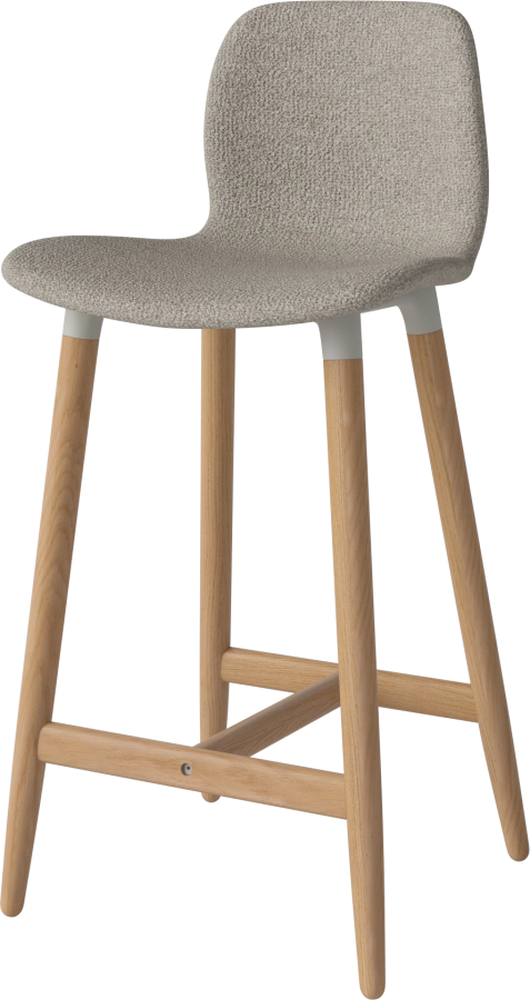 Seed High Chair H66 cm - Upholstered_Wood_Monza Sand_Oiled oak 02-327-95_00239_angle.png