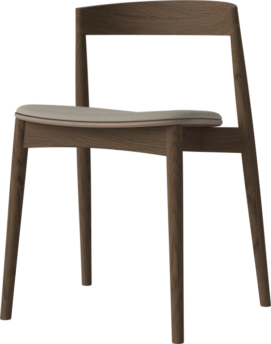 Kite Dining Chair - Upholstered_Soil Sand_Dark oiled oak Solid 02-118-05_00091_angle.png