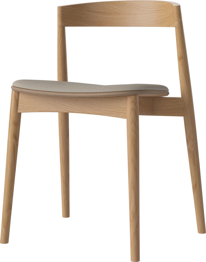 Kite Dining Chair - Upholstered_Soil Sand_Oiled oak Solid 02-118-05_00005_angle.png